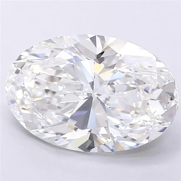 3.08ct Oval Lab Grown Diamond (Colour E, Clarity VVS2, IGI Certified)