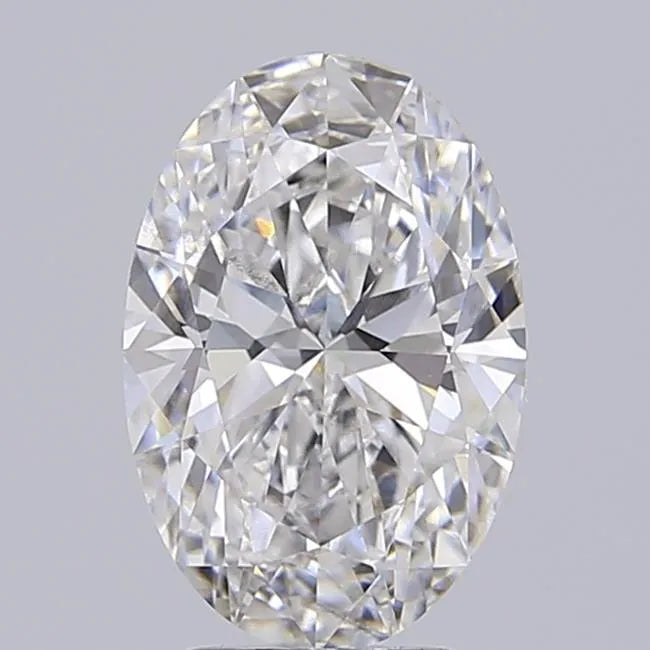 3.09ct Oval Lab Grown Diamond (Colour E, Clarity SI1, IGI Certified)