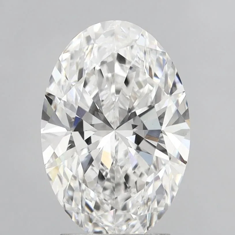 3.09ct Oval Lab Grown Diamond (Colour E, Clarity VVS2, IGI Certified)
