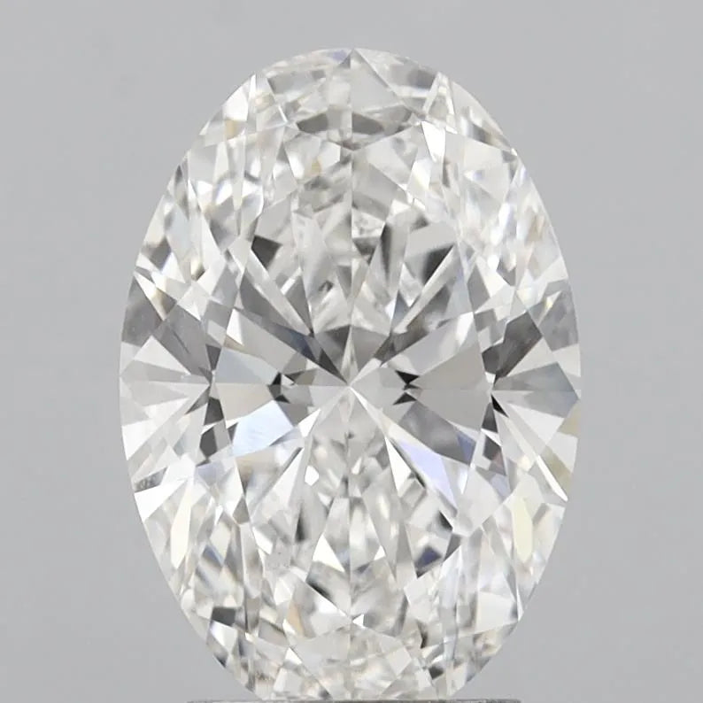 3.09ct Oval Lab Grown Diamond (Colour F, Clarity VVS2, IGI Certified)