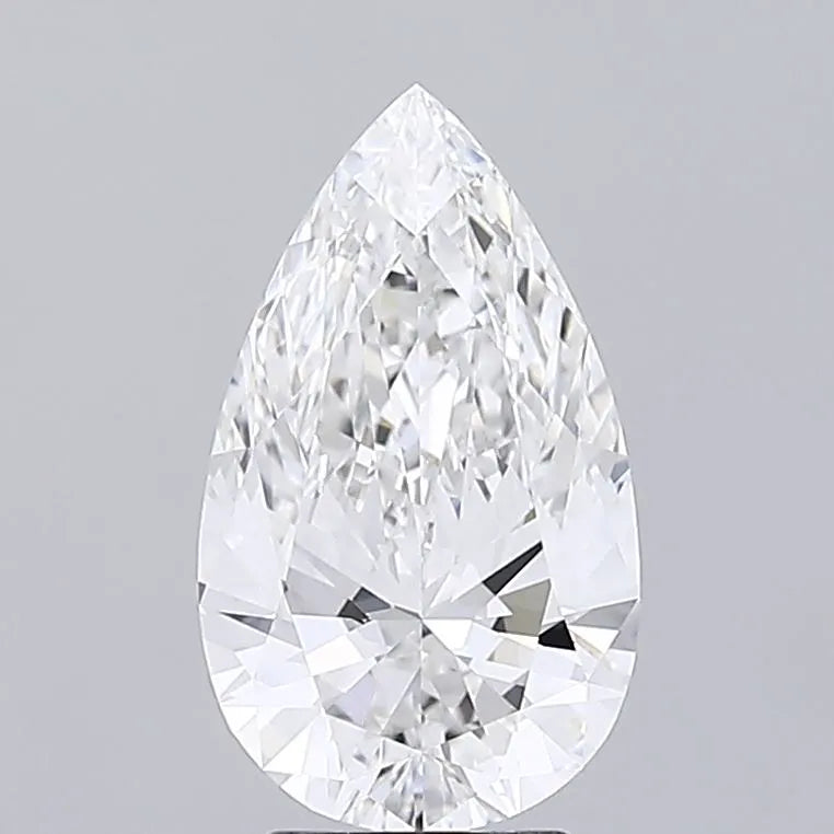 3.09ct Pear Lab Grown Diamond (Colour F, Clarity VVS2, IGI Certified)