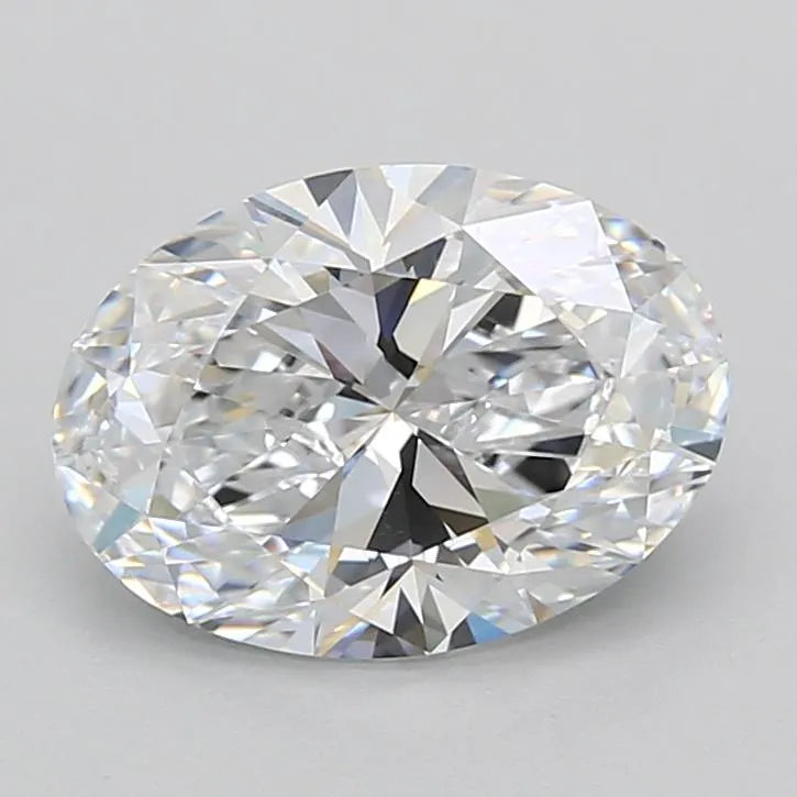 3.10ct Oval Lab Grown Diamond (Colour D, Clarity VVS1, IGI Certified)