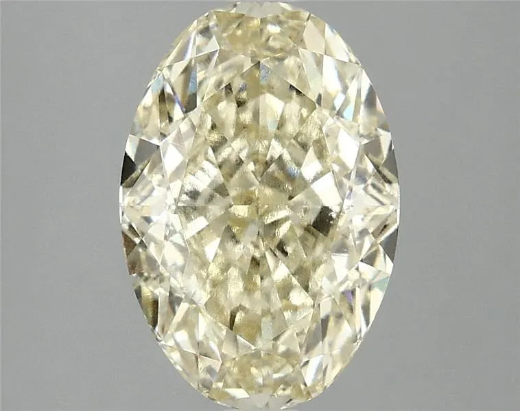 3.10ct Oval Lab Grown Diamond (Colour Fancy Intense Yellow, Clarity VVS2, IGI Certified)