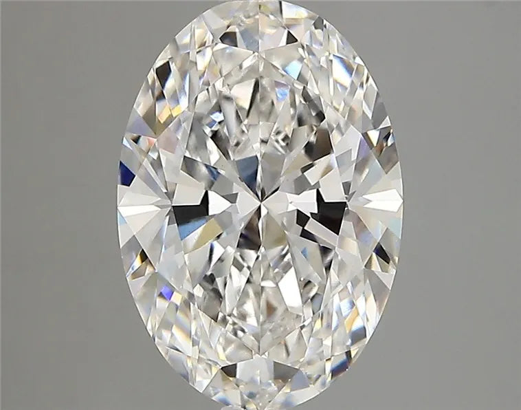 3.11ct Oval Lab Grown Diamond (Colour E, Clarity VVS1, IGI Certified)