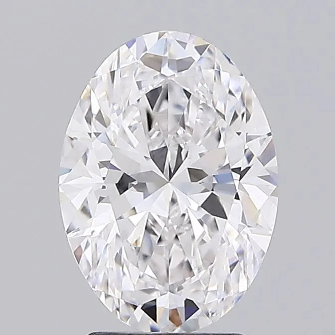 3.17ct Oval Lab Grown Diamond (Colour D, Clarity VVS2, IGI Certified)