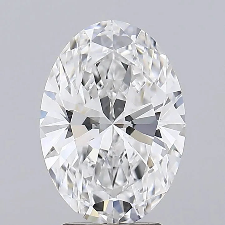 3.21ct Oval Lab Grown Diamond (Colour D, Clarity IF, IGI Certified)