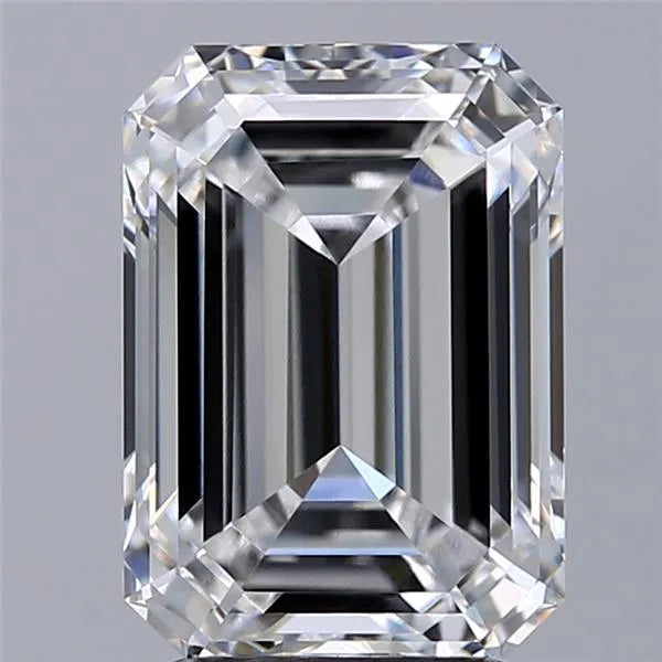 3.29ct Emerald Lab Grown Diamond (Colour D, Clarity IF, IGI Certified)