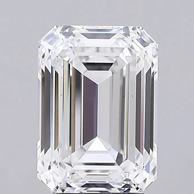 3.31ct Emerald Lab Grown Diamond (Colour D, Clarity VS2, IGI Certified)