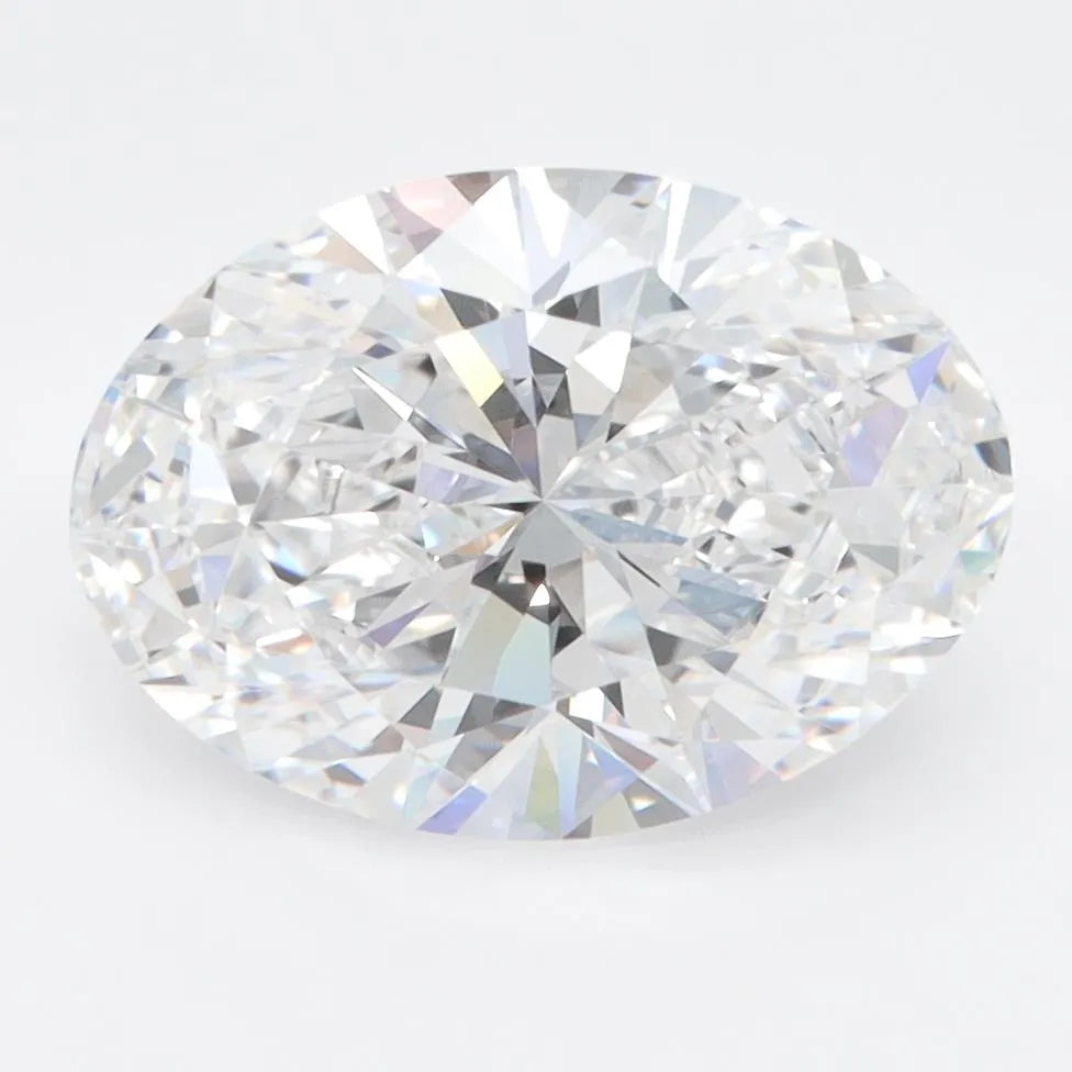 3.32ct Oval Lab Grown Diamond (Colour D, Clarity VVS1, IGI Certified)