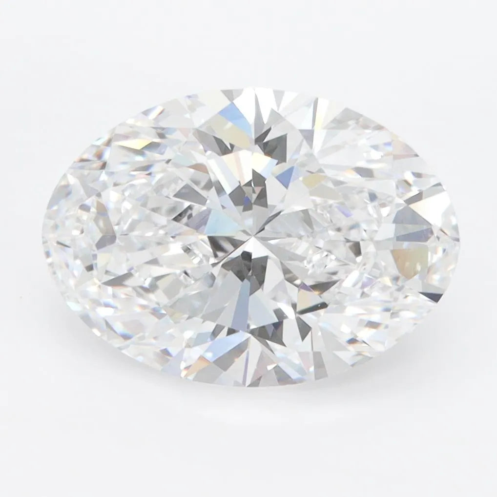 3.35ct Oval Lab Grown Diamond (Colour D, Clarity VVS1, IGI Certified)