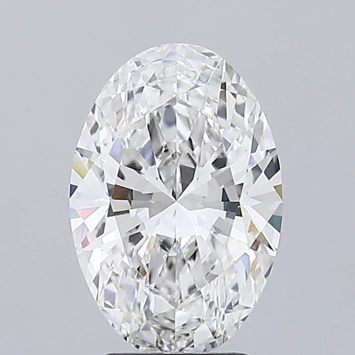 3.40ct Oval Lab Grown Diamond (Colour F, Clarity VVS2, IGI Certified)