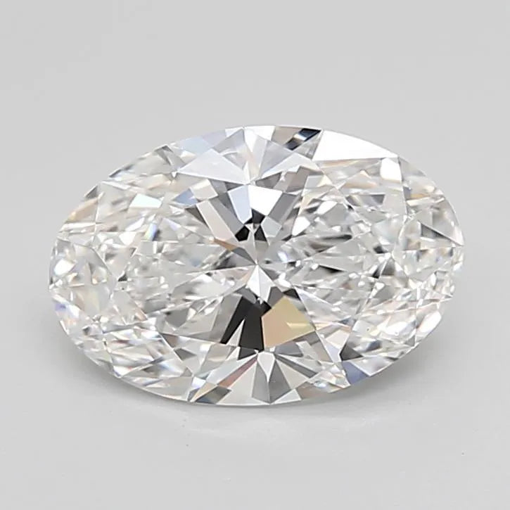 3.50ct Oval Lab Grown Diamond (Colour D, Clarity IF, Cut EX, IGI Certified)
