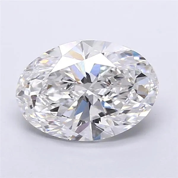 3.50ct Oval Lab Grown Diamond (Colour E, Clarity VS1, IGI Certified)