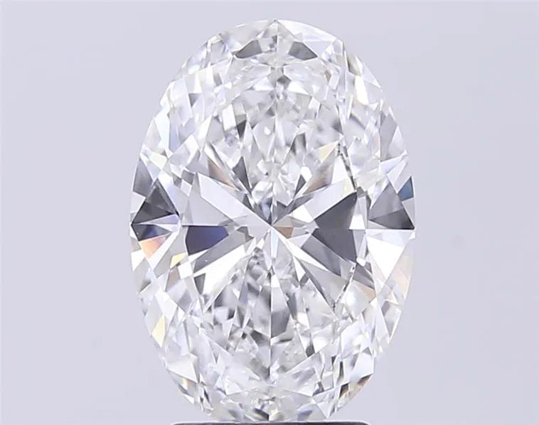 3.50ct Oval Lab Grown Diamond (Colour E, Clarity VVS1, IGI Certified)