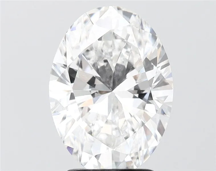 3.50ct Oval Lab Grown Diamond (Colour E, Clarity VVS2, IGI Certified)