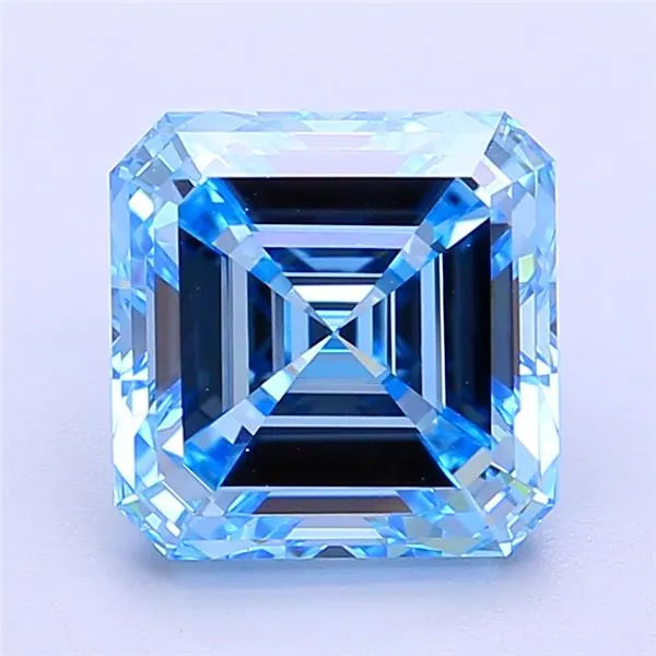 3.51ct Asscher Lab Grown Diamond (Colour Fancy Intense Blue, Clarity VVS2, IGI Certified)