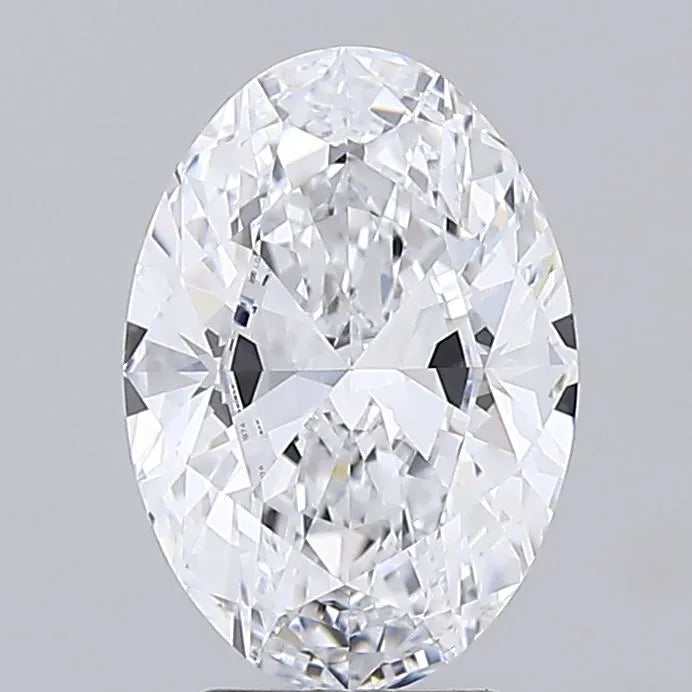 3.51ct Oval Lab Grown Diamond (Colour D, Clarity IF, IGI Certified)