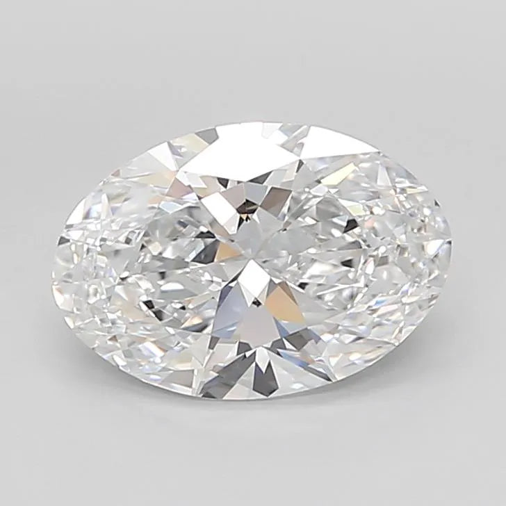 3.69ct Oval Lab Grown Diamond (Colour E, Clarity VVS1, Cut EX, IGI Certified)