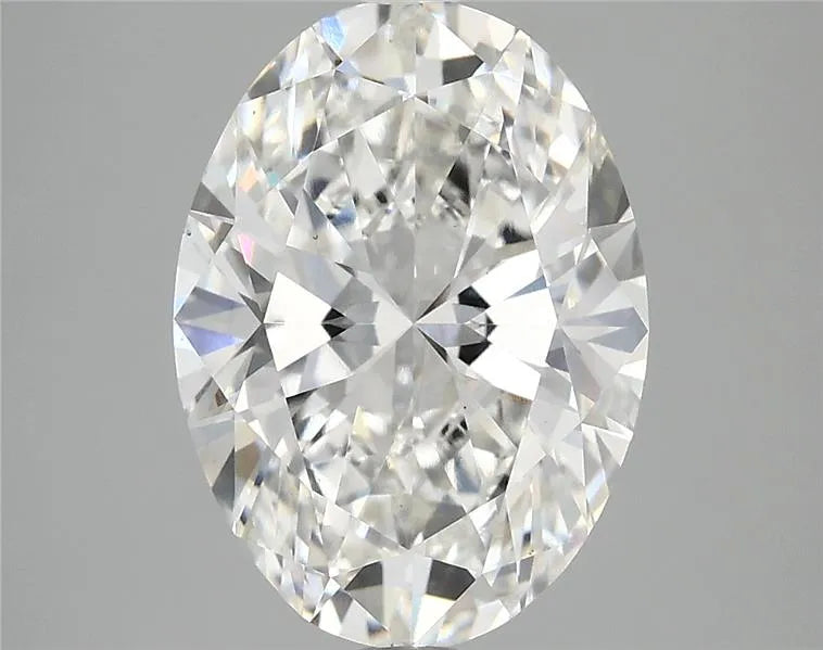 3.71ct Oval Lab Grown Diamond (Colour F, Clarity VS2, IGI Certified)