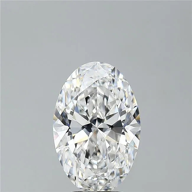 3.74ct Oval Lab Grown Diamond (Colour D, Clarity IF, IGI Certified)