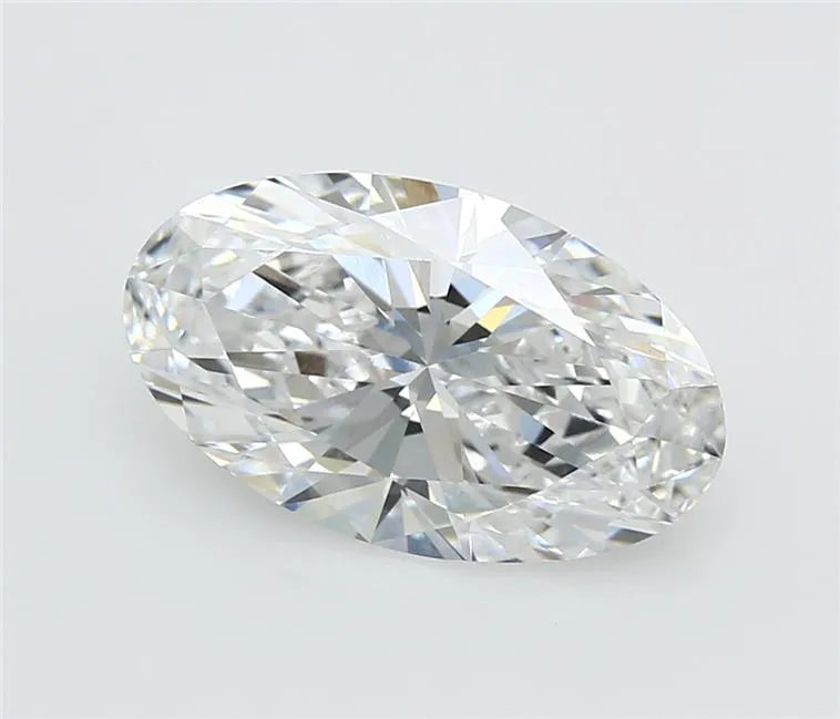 3.77ct Oval Lab Grown Diamond (Colour D, Clarity VVS2, GIA Certified)