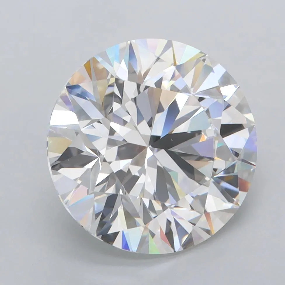 3.80ct Round Lab Grown Diamond (Colour D, Clarity FL, Cut ID, IGI Certified)