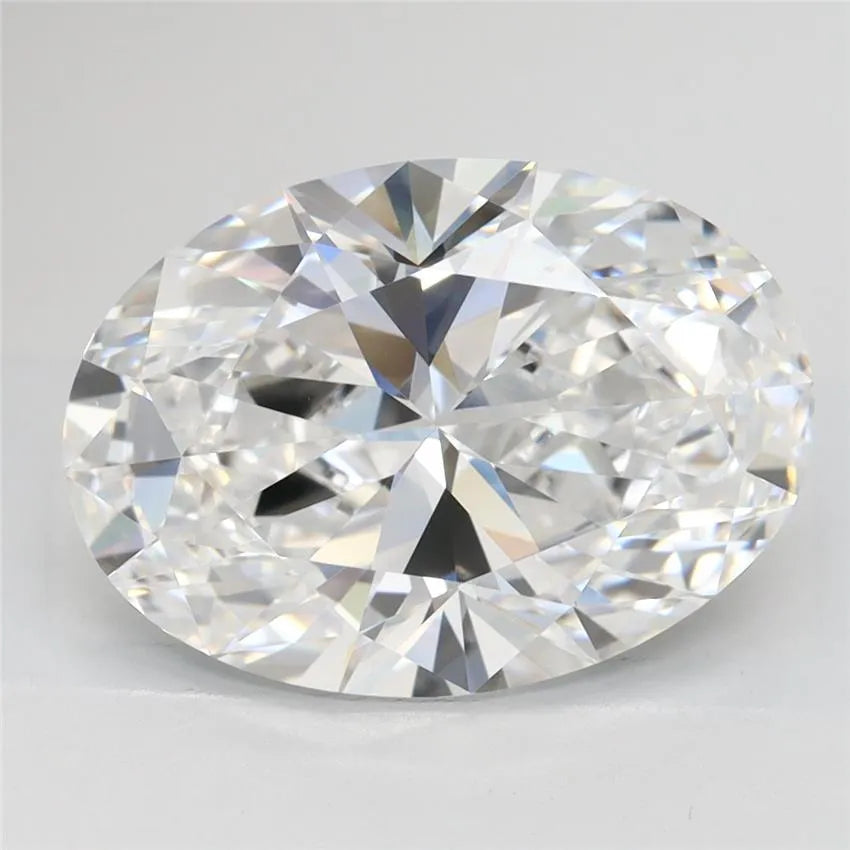 3.90ct Oval Lab Grown Diamond (Colour D, Clarity VVS1, GIA Certified)