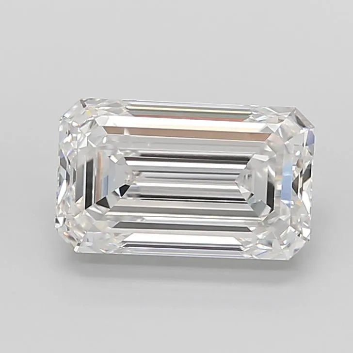 4.00ct Emerald Lab Grown Diamond (Colour E, Clarity IF, IGI Certified)