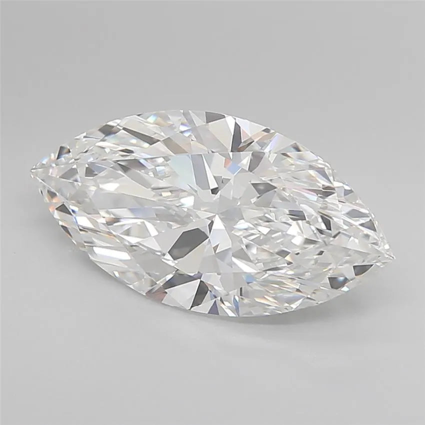 4.00ct Marquise Lab Grown Diamond (Colour E, Clarity IF, Cut EX, IGI Certified)