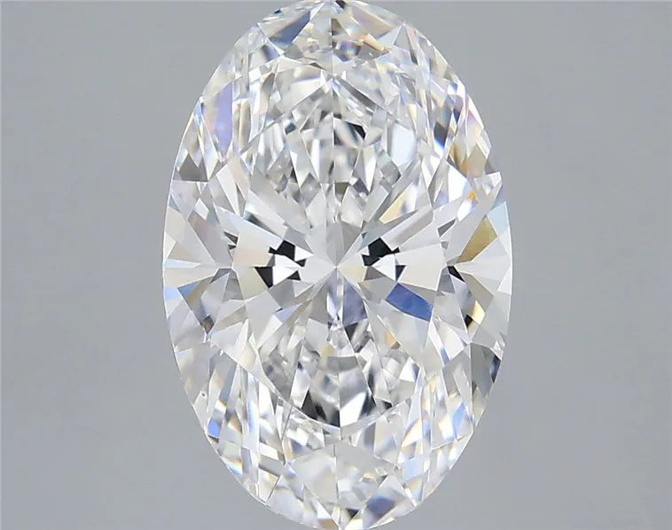 4.00ct Oval Lab Grown Diamond (Colour D, Clarity VVS2, IGI Certified)