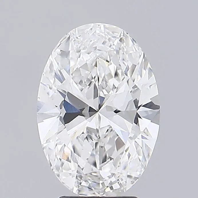 4.00ct Oval Lab Grown Diamond (Colour E, Clarity VS1, IGI Certified)