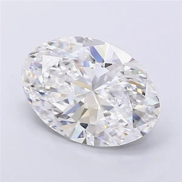 4.02ct Oval Lab Grown Diamond (Colour D, Clarity VVS2, IGI Certified)