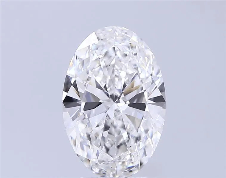 4.02ct Oval Lab Grown Diamond (Colour E, Clarity VS2, IGI Certified)