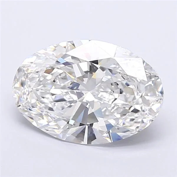 4.02ct Oval Lab Grown Diamond (Colour E, Clarity VVS2, IGI Certified)