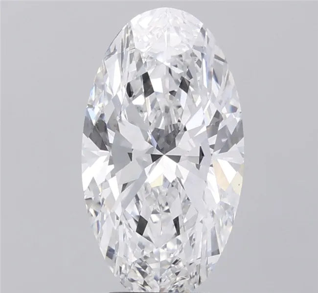 4.02ct Oval Lab Grown Diamond (Colour E, Clarity VVS2, IGI Certified)