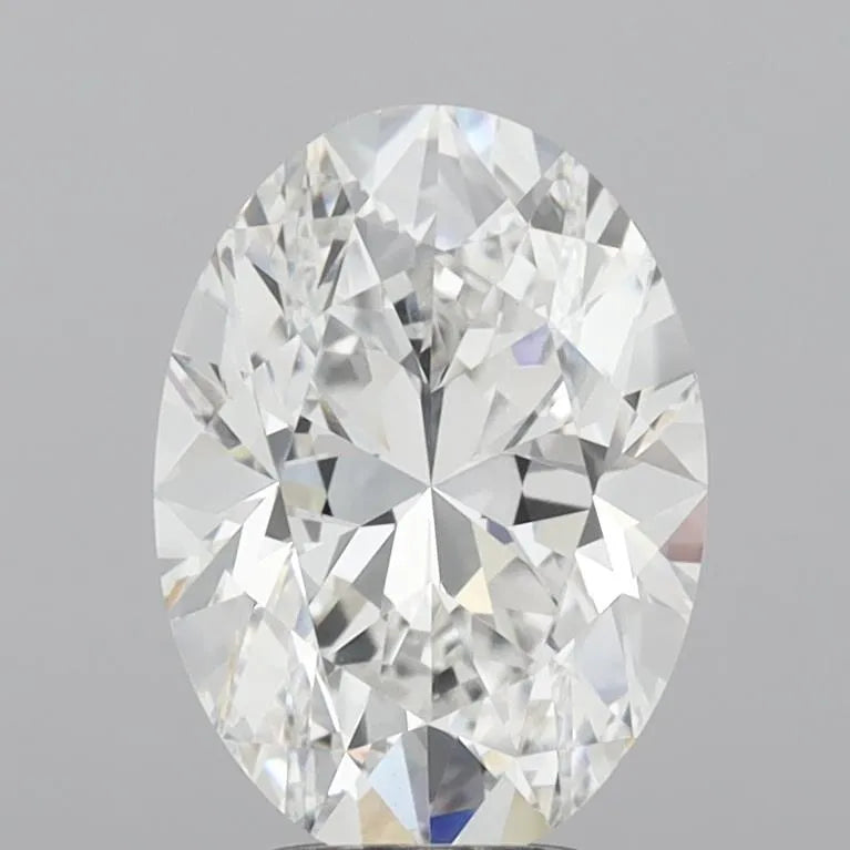 4.02ct Oval Lab Grown Diamond (Colour F, Clarity VVS2, IGI Certified)