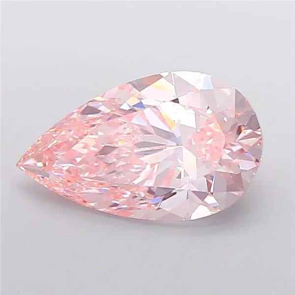 4.02ct Pear Lab Grown Diamond (Colour Fancy Intense Pink, Clarity VS1, IGI Certified)