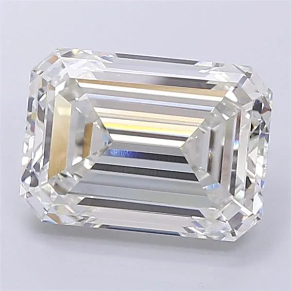 4.04ct Emerald Lab Grown Diamond (Colour G, Clarity IF, IGI Certified)