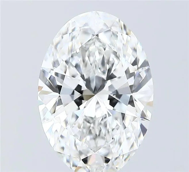 4.04ct Oval Lab Grown Diamond (Colour E, Clarity VVS2, IGI Certified)