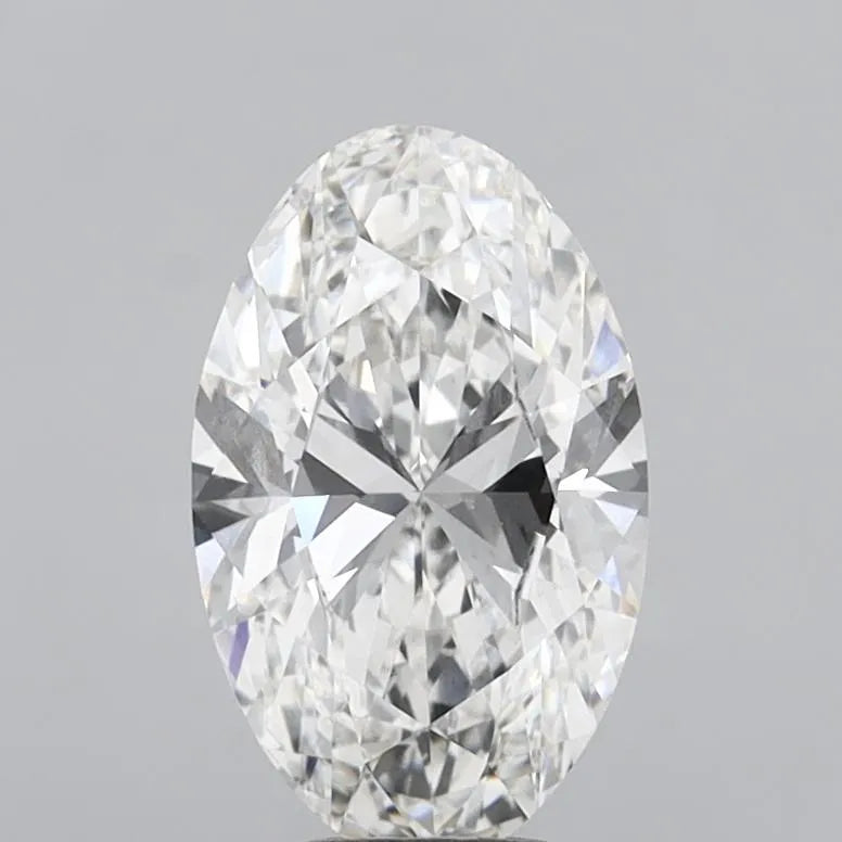 4.04ct Oval Lab Grown Diamond (Colour F, Clarity VVS2, IGI Certified)
