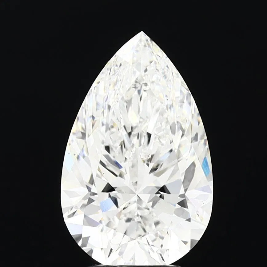 4.04ct Pear Lab Grown Diamond (Colour E, Clarity VS2, IGI Certified)