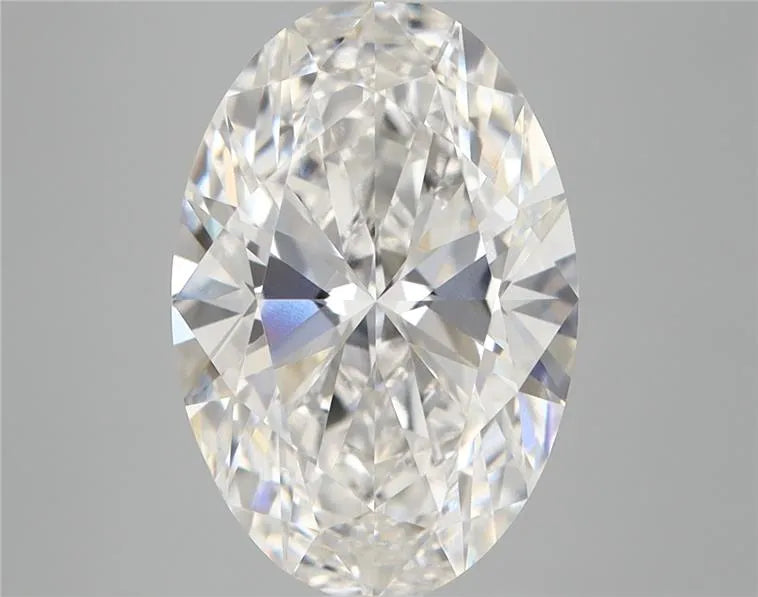 4.05ct Oval Lab Grown Diamond (Colour E, Clarity VVS2, IGI Certified)