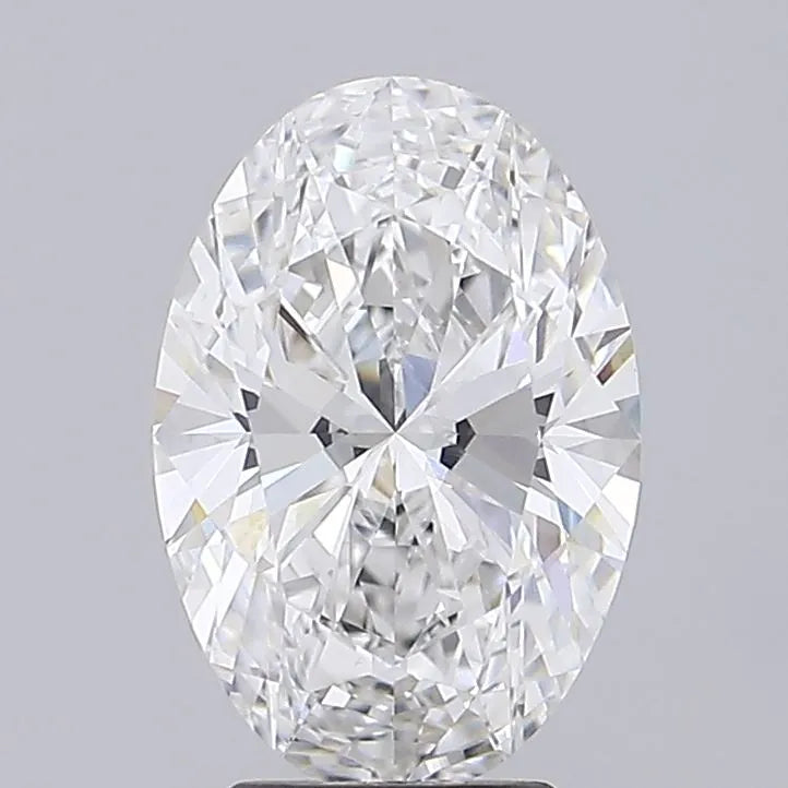 4.06ct Oval Lab Grown Diamond (Colour E, Clarity VVS2, IGI Certified)