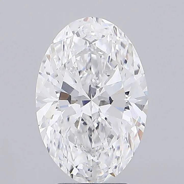 4.07ct Oval Lab Grown Diamond (Colour D, Clarity VVS2, IGI Certified)