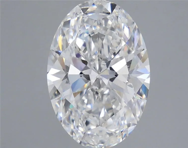 4.09ct Oval Lab Grown Diamond (Colour E, Clarity VVS2, IGI Certified)
