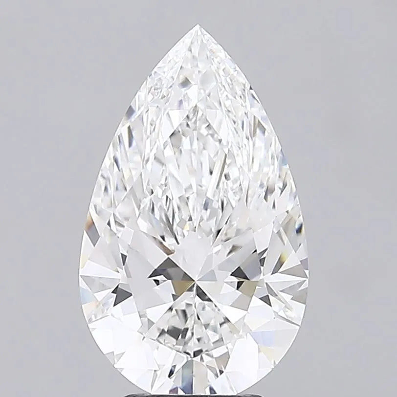 4.09ct Pear Lab Grown Diamond (Colour E, Clarity VVS2, IGI Certified)