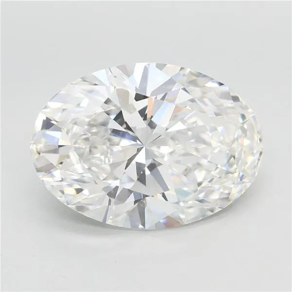 4.10ct Oval Lab Grown Diamond (Colour F, Clarity VVS2, IGI Certified)