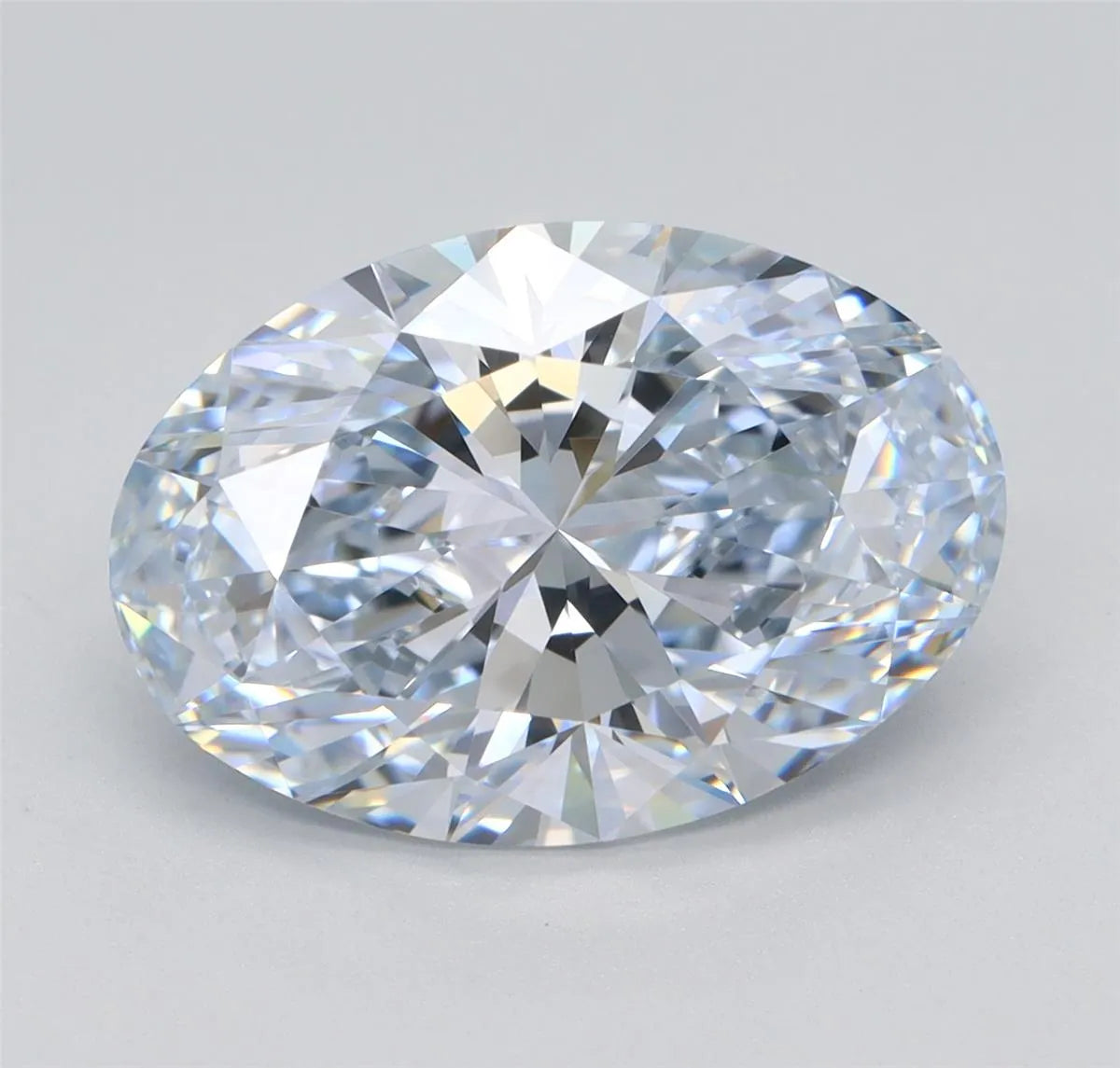 4.11ct Oval Lab Grown Diamond (Colour H, Clarity VVS2, IGI Certified)