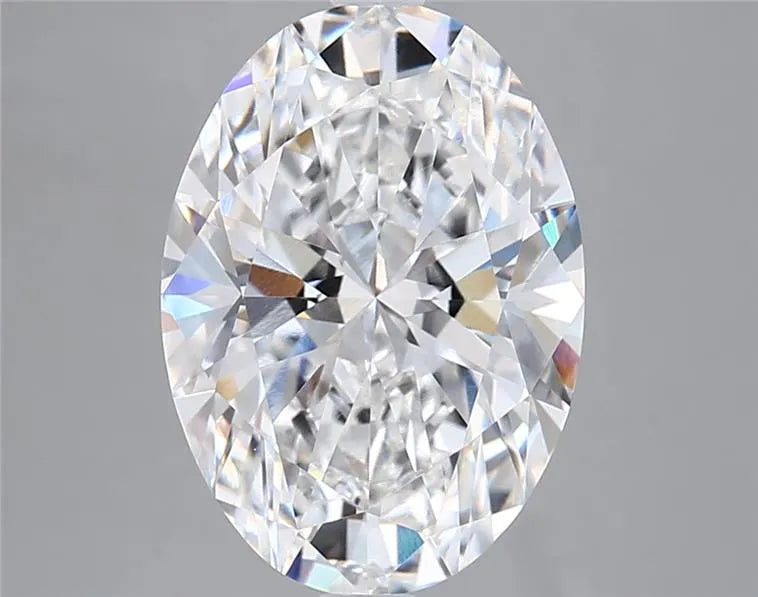 4.12ct Oval Lab Grown Diamond (Colour E, Clarity VVS2, IGI Certified)