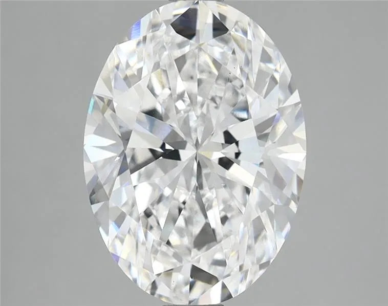 4.18ct Oval Lab Grown Diamond (Colour E, Clarity VVS2, IGI Certified)